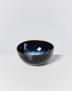 Alcachofra Geschirr-Set schwarzblau 24-teilig