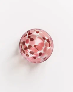 Alegria Glas groß bernstein rosa 4er-Set