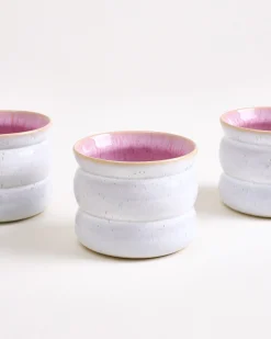 Areia Becher klein bubble rosé 6er-Set