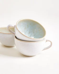 Areia Cappuccinotasse & Untertasse klein classic azur 4er-Set