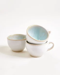Areia Espressotasse & Espressountertasse classic azur 6er-Set