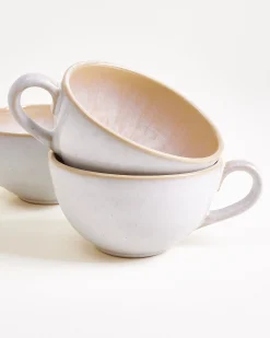 Areia Teetasse & Untertasse groß classic sand 6er-Set