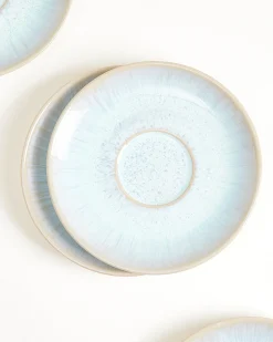 Areia Teetasse & Untertasse groß classic azur 4er-Set