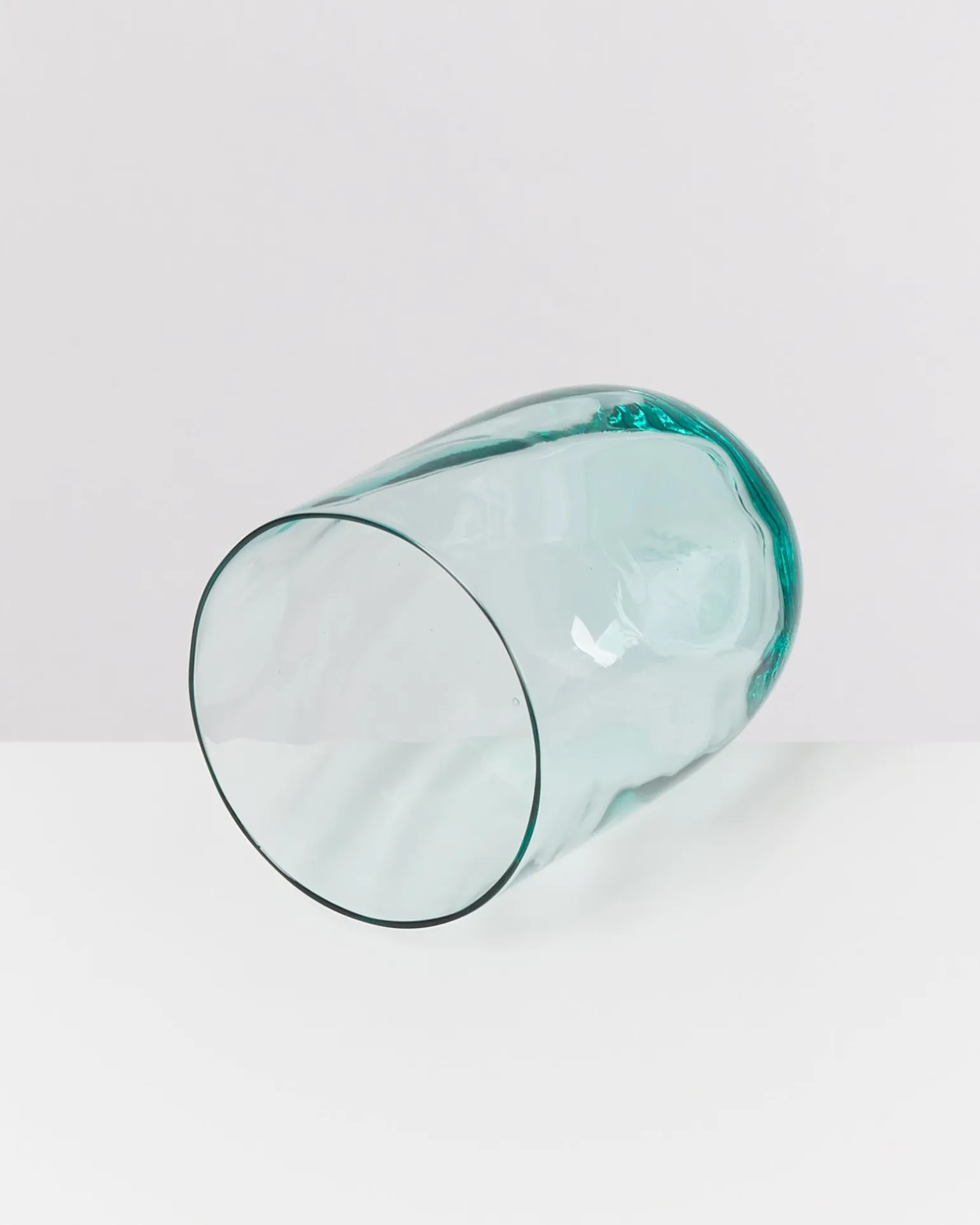 Calma Glas groß swirl grün