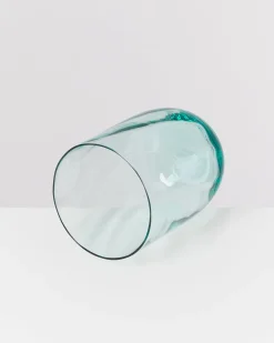Calma Glas groß swirl grün 4er-Set