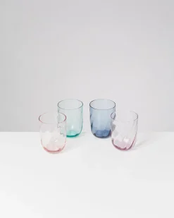 Calma Glas groß swirl rosé