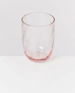 Calma Glas groß swirl rosé 4er-Set
