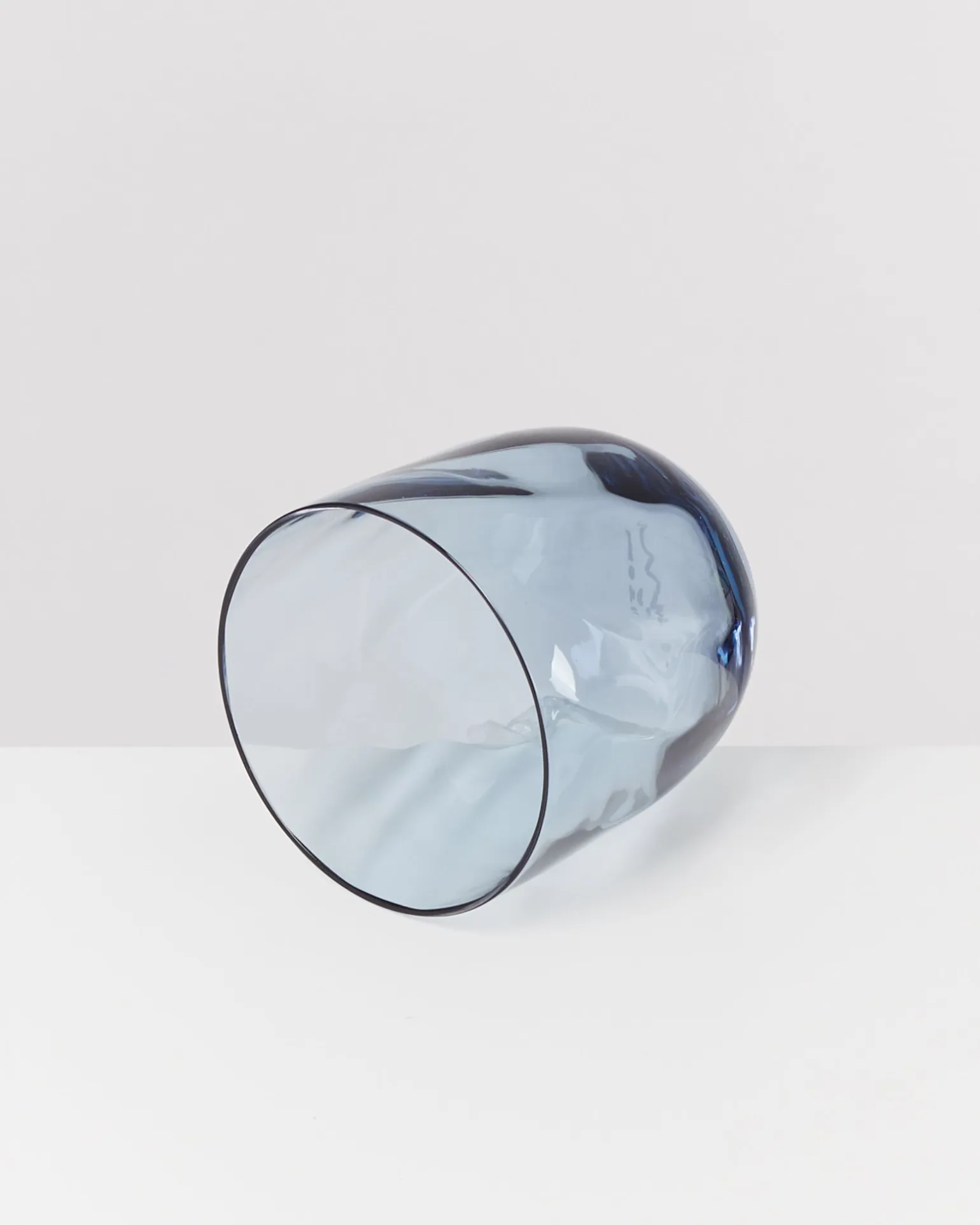 Calma Glas klein swirl blau 4er-Set