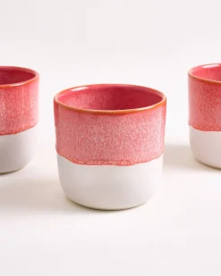 Coimbra Becher groß pink 4er-Set