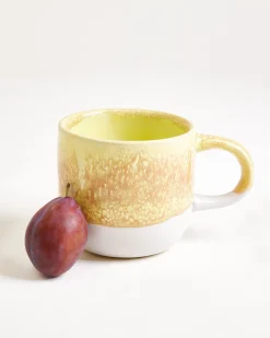 Coimbra Tasse groß gelb 4er-Set
