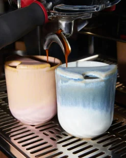 Copa Alto Becher klein To-Go gelb rosé