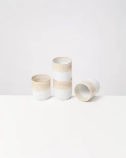 Cordoama Becher groß sand 4er-Set