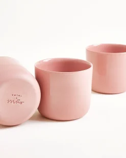 Dusty Rose Becher klein rosé 4er-Set