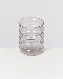 Joia Glas groß bubble grau 6er-Set