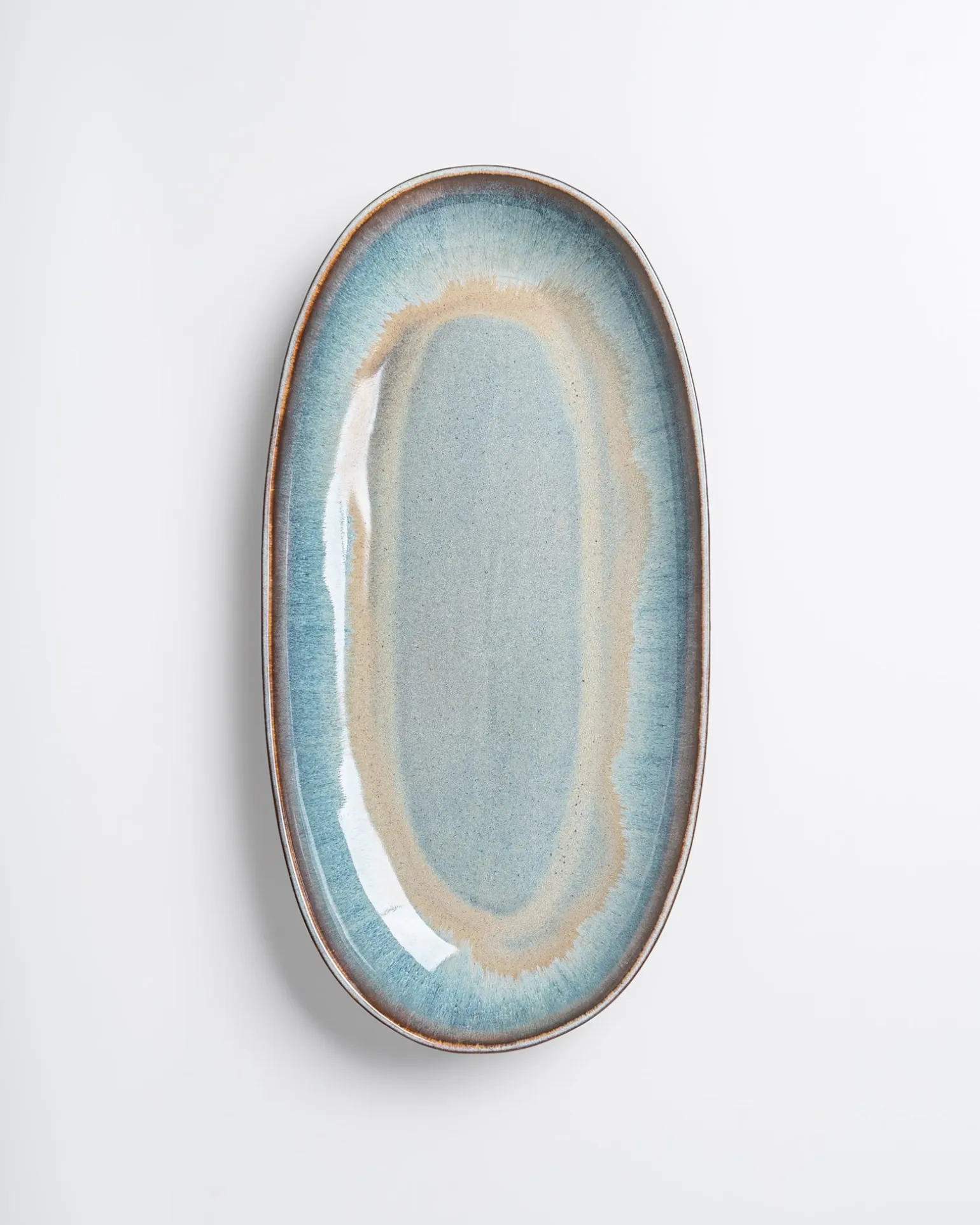 Madeira Servierplatte XL grünblau