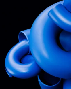 MaM x Ju Schnee Vase XL blau