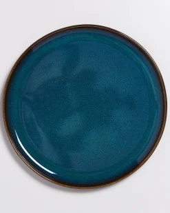 Melides Teller groß oceanblue
