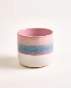 Nódoa Becher groß dipped rosa blau