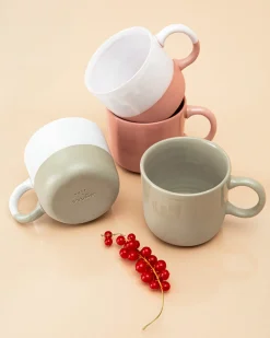 Seda Tasse klein rosé weiß