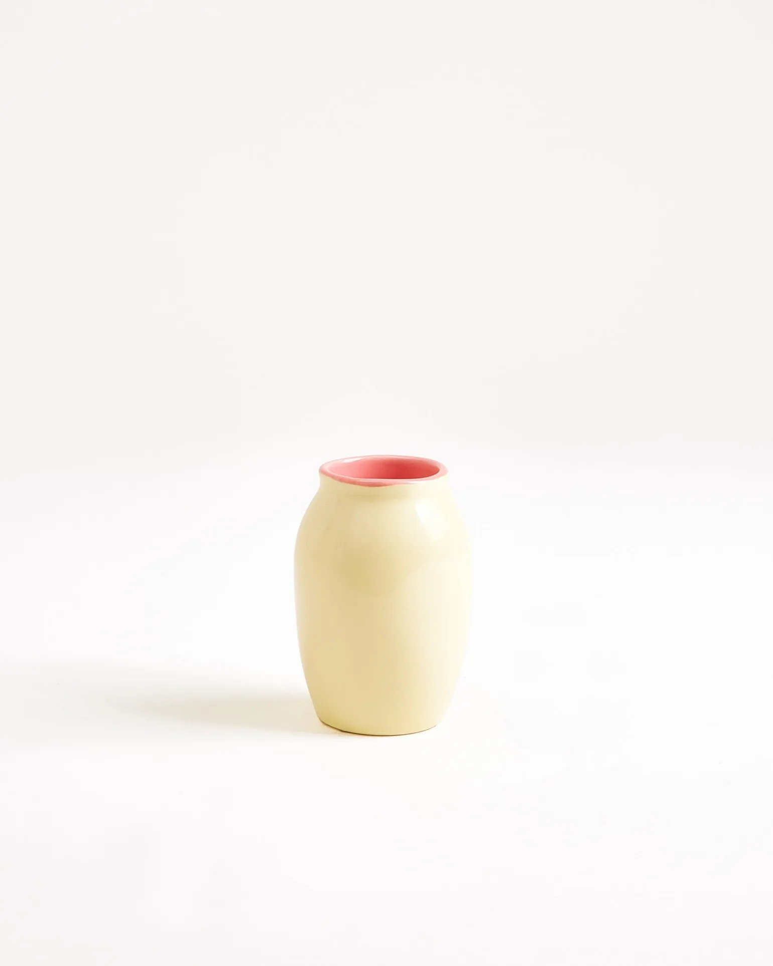 Sombra Vase S gelb rosa