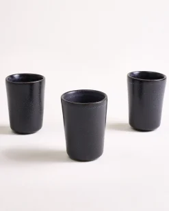 Turmalina Espressobecher schwarz 6er-Set